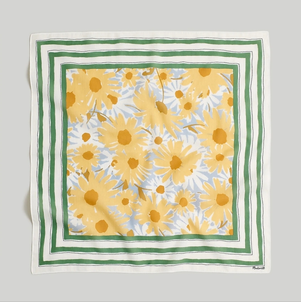🚫SOLD🚫Madewell Organic Cotton Bandana - Picture 2 of 7